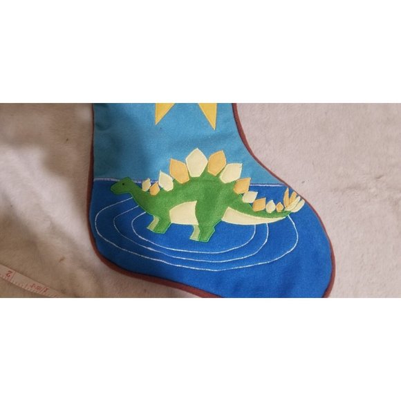 Dinosaur Christmas Boy Girl Kids Felt Stocking - Picture 5 of 8